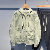 Hearujoy Korean Style Stand Up Collar Jacket for Men New Trendy Men's Jacket Cool Baseball Jacket Cool and Trendy Top